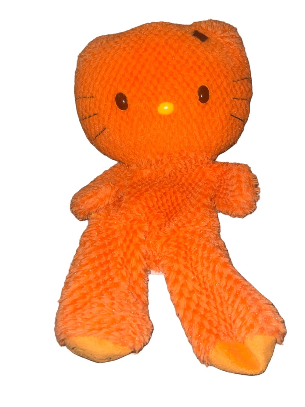 Sanrio Hello Kitty Halloween Orange Build a Bear 2011 Unstuffed No Bow
